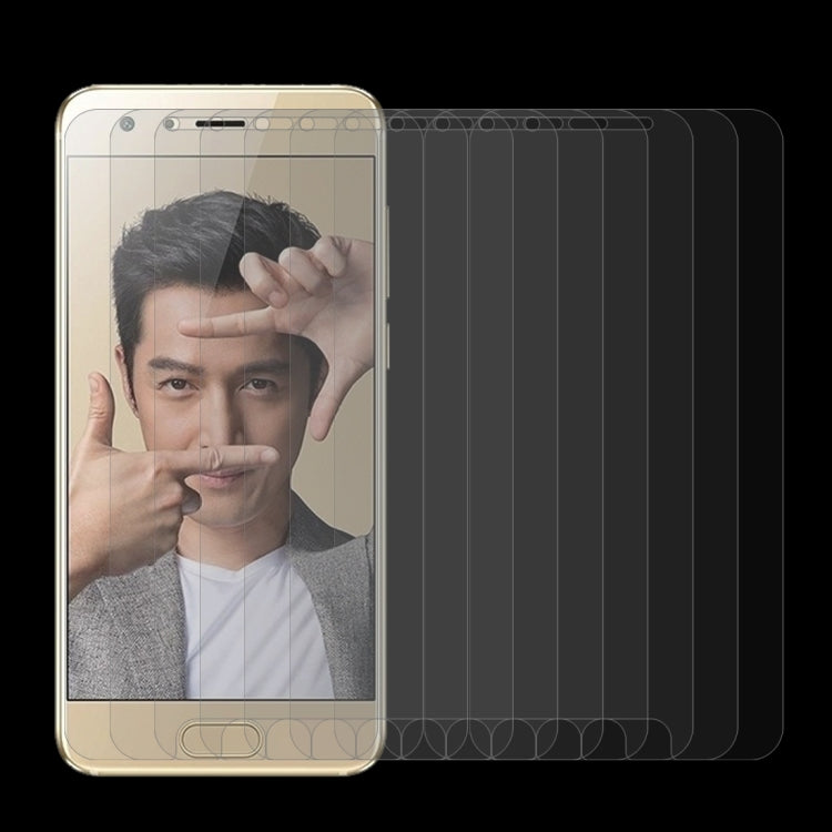 10 PCS for Huawei Honor 9 0.26mm 9H Surface Hardness 2.5D Curved Edge Tempered Glass Screen Protector