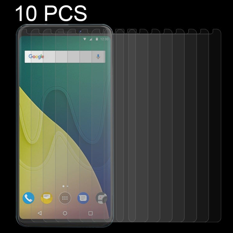 10PCS for Wiko View XL 0.26mm 9H Surface Hardness 2.5D Curved Edge Tempered Glass Front Screen Protector