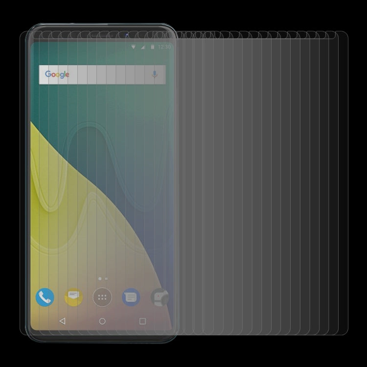 100 PCS for Wiko View XL 0.26mm 9H Surface Hardness 2.5D Curved Edge Tempered Glass Front Screen Protector