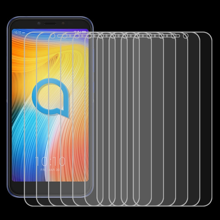 50 PCS For Alcatel 1S 2.5D Non-Full Screen Tempered Glass Film