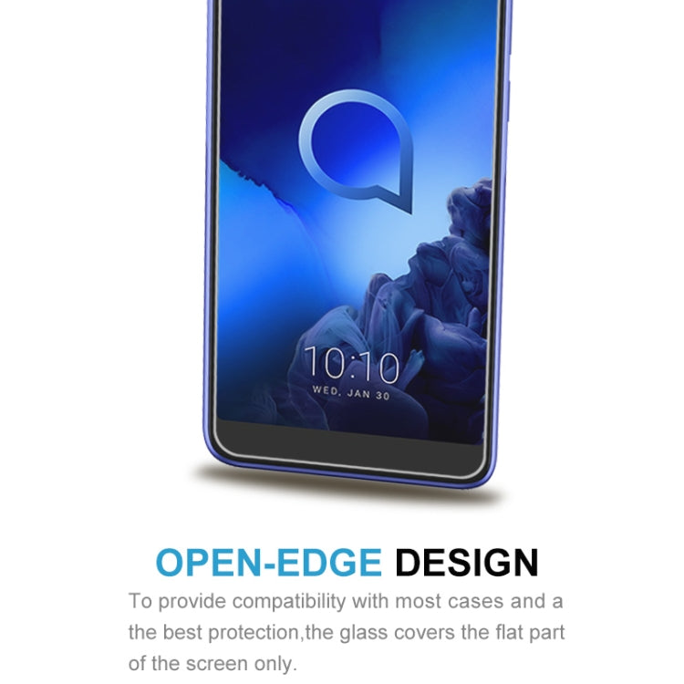 10 PCS 9H 2.5D Non-Full Screen Tempered Glass Film For Alcatel 1X (2019)