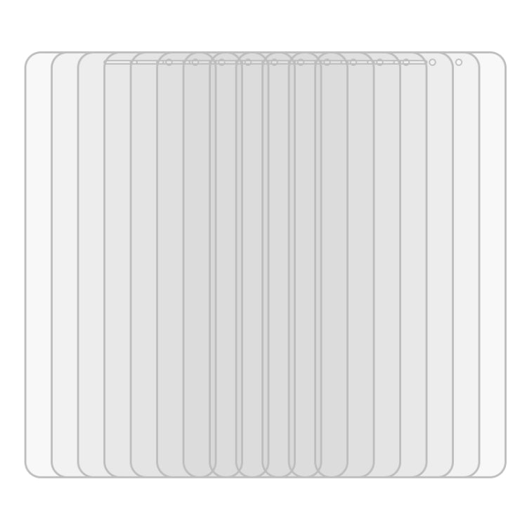 50 PCS For Alcatel 1X (2019) 2.5D Non-Full Screen Tempered Glass Film