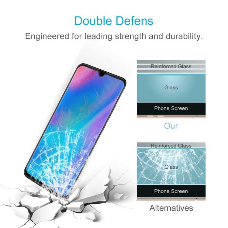 9H 9D Full Screen Tempered Glass Screen Protector for Huawei P30(Black)
