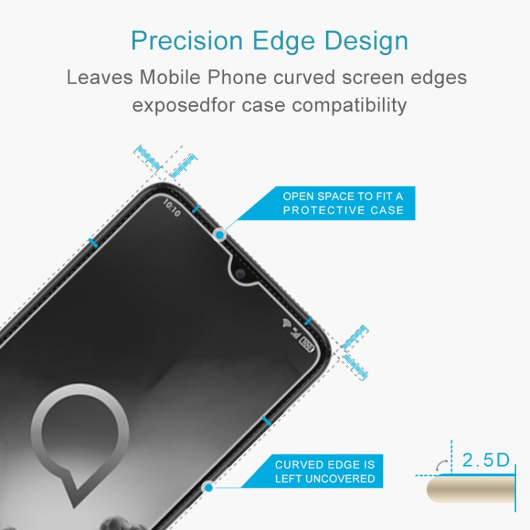 50 PCS For Alcatel 3 2.5D Non-Full Screen Tempered Glass Film
