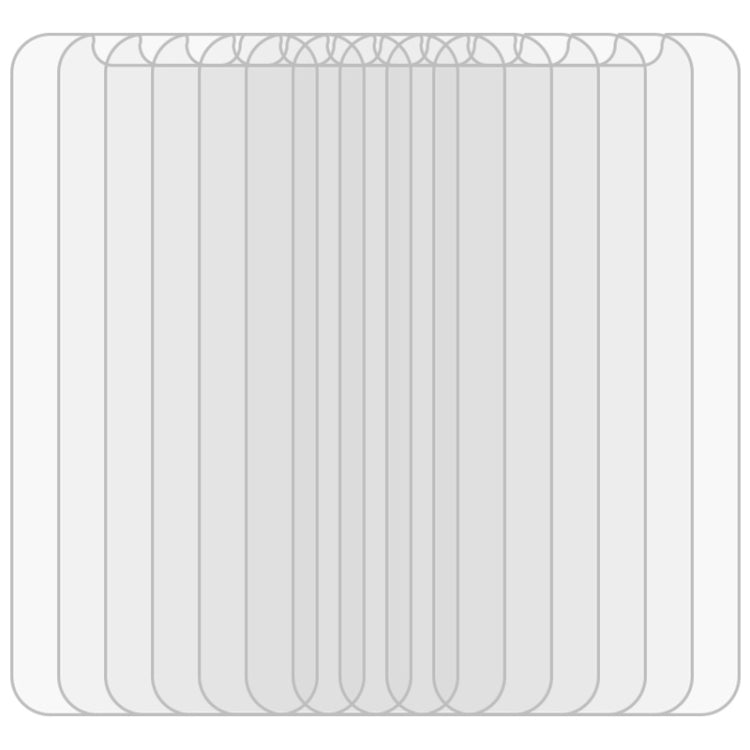 10 PCS 9H 2.5D Non-Full Screen Tempered Glass Film For Blackview A30