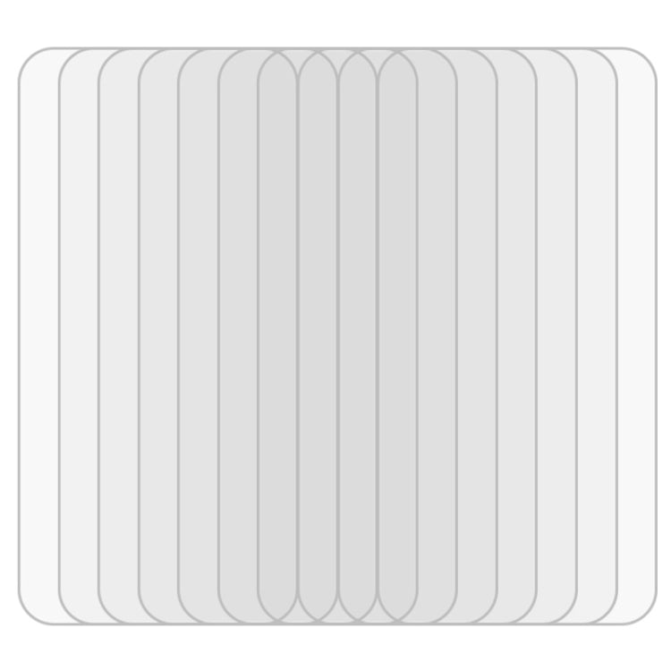 50 PCS For Blackview BV6100 2.5D Non-Full Screen Tempered Glass Film