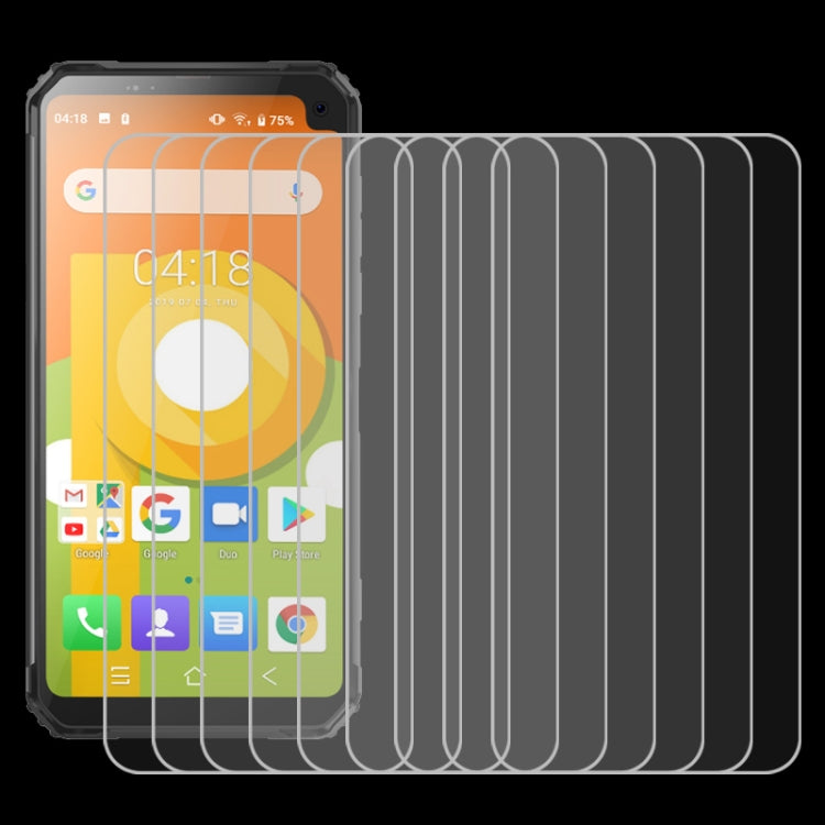 50 PCS For Blackview BV6100 2.5D Non-Full Screen Tempered Glass Film