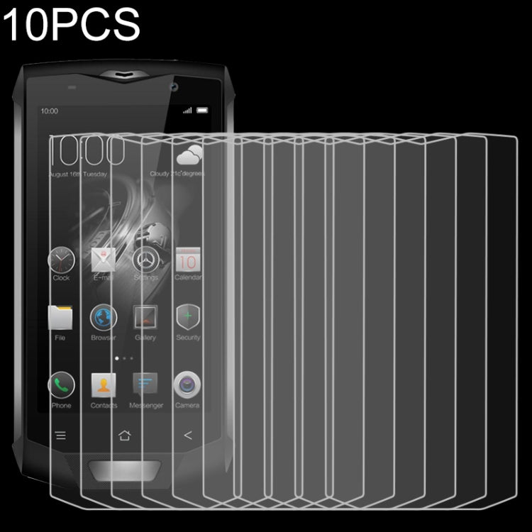 10 PCS 9H 2.5D Non-Full Screen Tempered Glass Film For Blackview BV8000 Pro