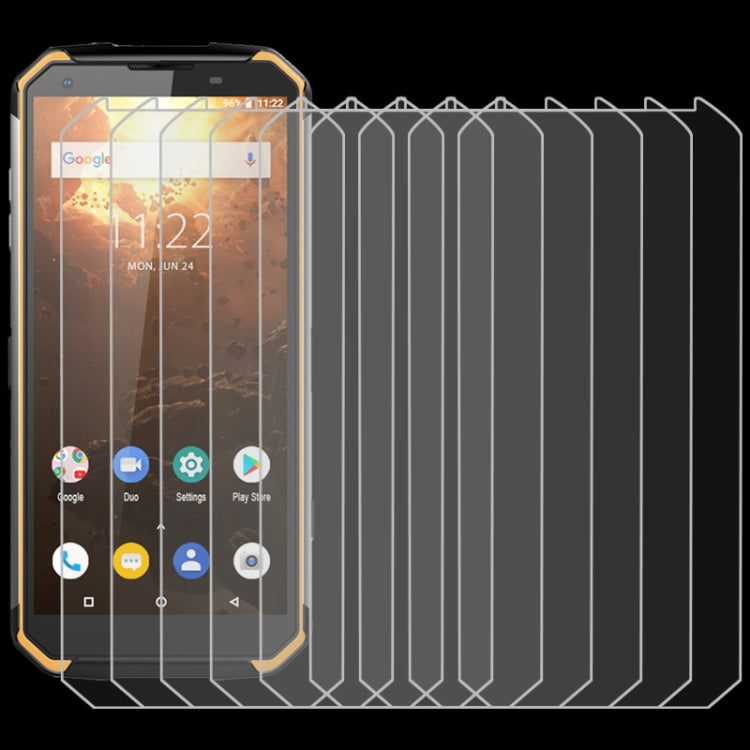 50 PCS For Blackview BV9500 Plus 2.5D Non-Full Screen Tempered Glass Film