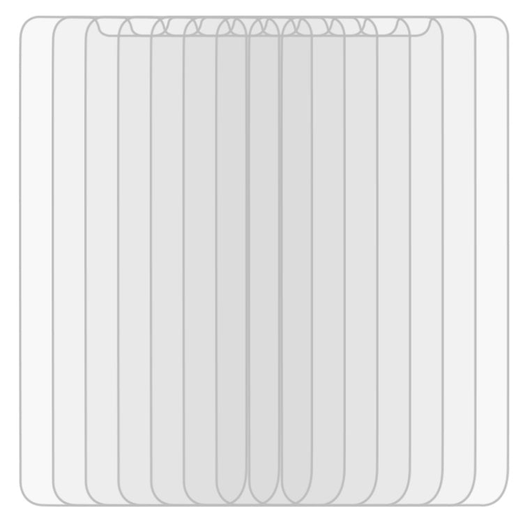 10 PCS 9H 2.5D Non-Full Screen Tempered Glass Film For Blackview BV9700 Pro