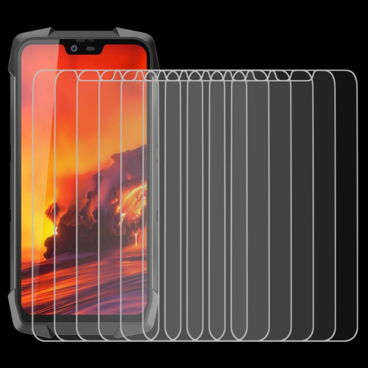 50 PCS For Blackview BV9700 Pro 2.5D Non-Full Screen Tempered Glass Film