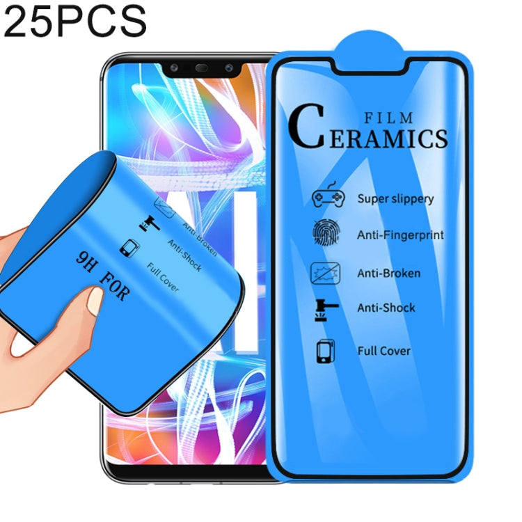 25 PCS 2.5D Full Glue Full Cover Ceramics Film for Huawei Mate 20 Lite
