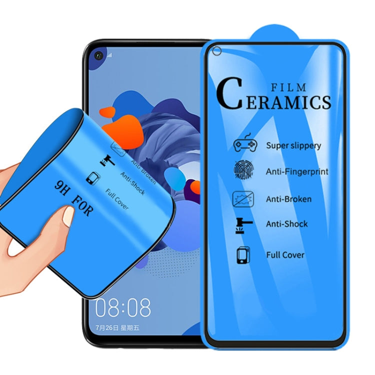 2.5D Full Glue Full Cover Ceramics Film for Huawei Nova 5i Pro / Mate 30 Lite