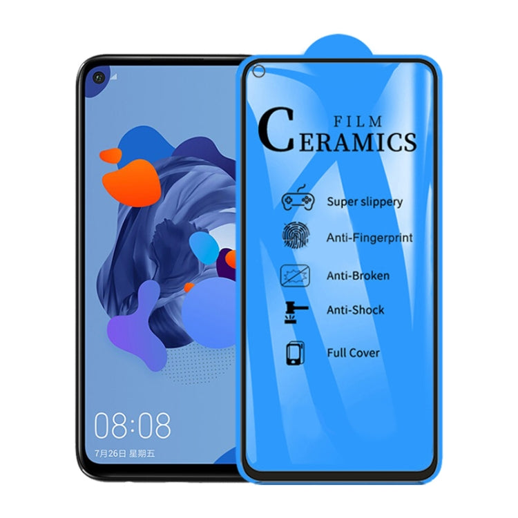 2.5D Full Glue Full Cover Ceramics Film for Huawei Nova 5i Pro / Mate 30 Lite