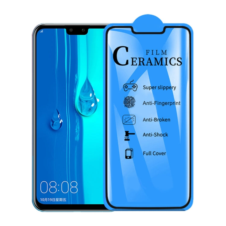 25 PCS 2.5D Full Glue Full Cover Ceramics Film for Huawei P Smart Z / Y9 Prime (2019)