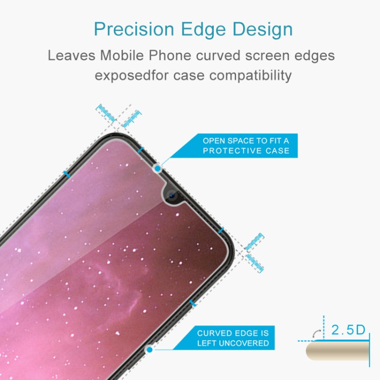 50 PCS For Cubot R19 2.5D Non-Full Screen Tempered Glass Film