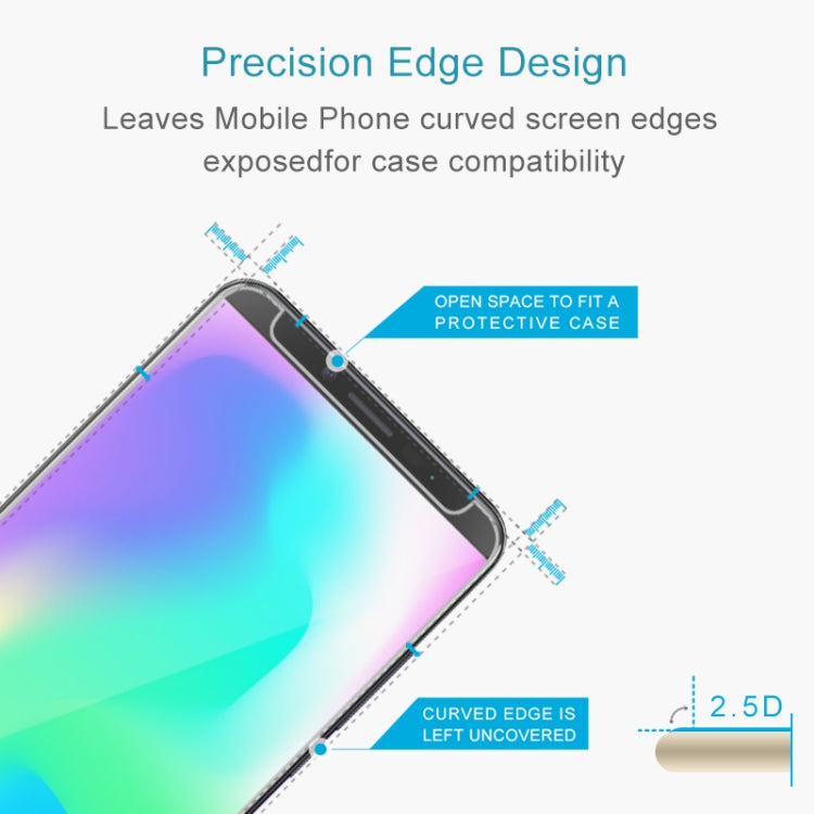 10 PCS 9H 2.5D Non-Full Screen Tempered Glass Film For Cubot X19