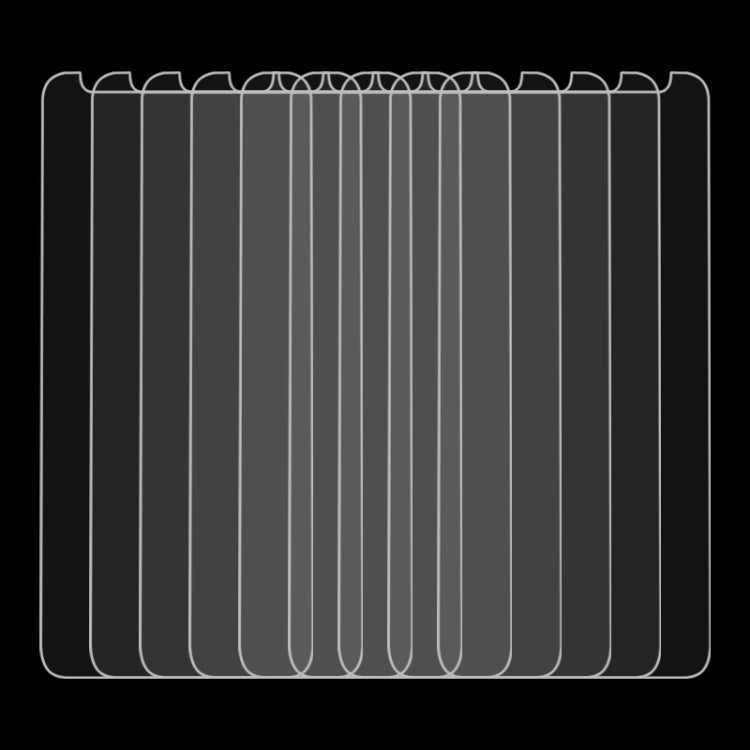 10 PCS 9H 2.5D Non-Full Screen Tempered Glass Film For Cubot X19