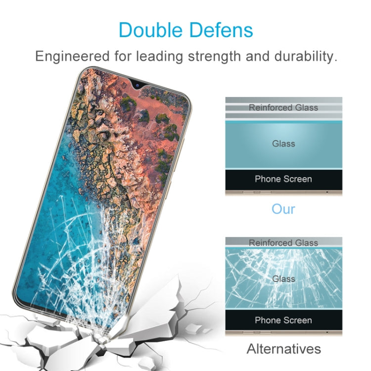 10 PCS 9H 2.5D Non-Full Screen Tempered Glass Film For Cubot X20