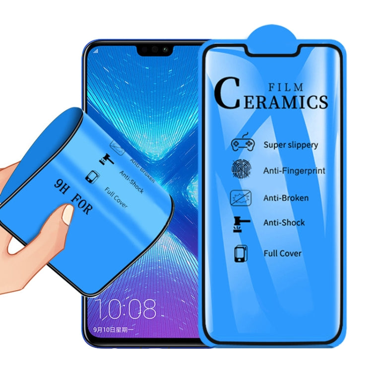 2.5D Full Glue Full Cover Ceramics Film for Huawei Y9 (2019) / Honor 8X