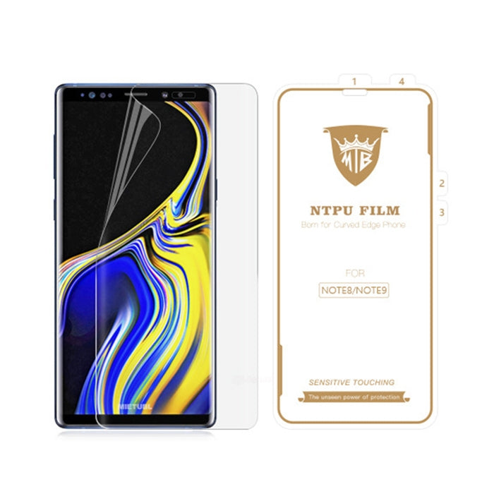 MIETUBL 0.15mm Curved Full Screen Protector Hydrogel Film Front Protector for Galaxy Note 8 / Note 9