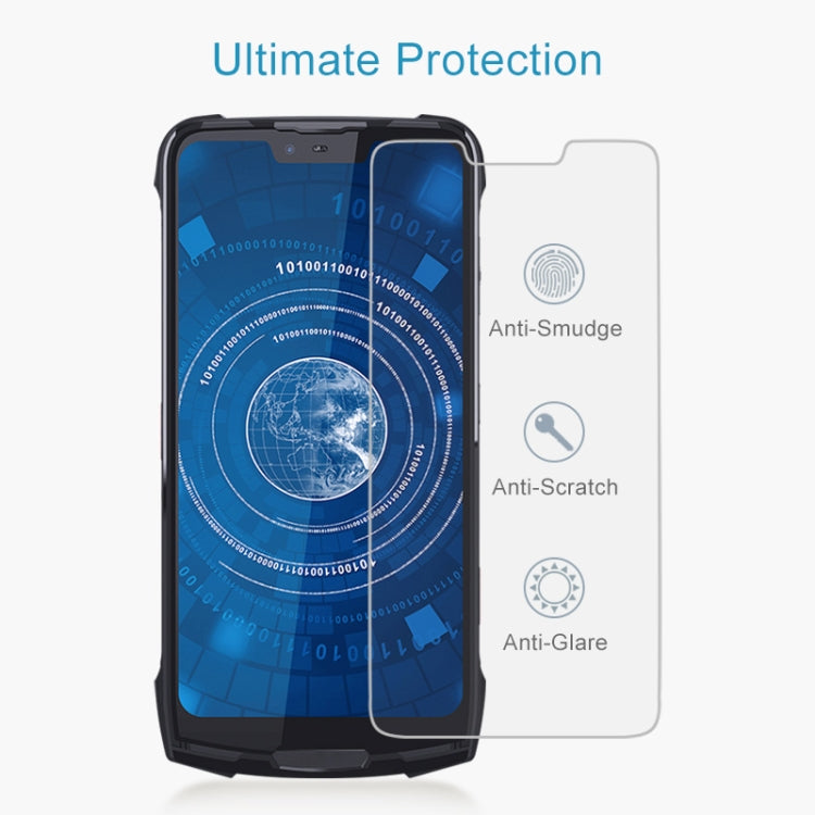 50 PCS For DOOGEE S90 2.5D Non-Full Screen Tempered Glass Film