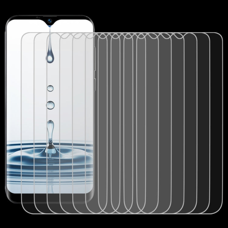 50 PCS For DOOGEE X90 / X90L 2.5D Non-Full Screen Tempered Glass Film