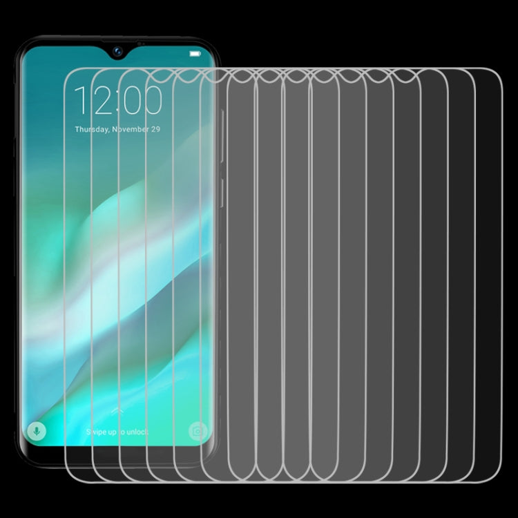 10 PCS 9H 2.5D Non-Full Screen Tempered Glass Film For DOOGEE Y8 Plus