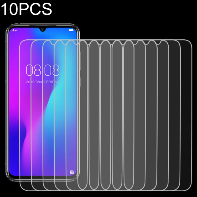 10 PCS 9H 2.5D Non-Full Screen Tempered Glass Film For DOOGEE Y9 Plus