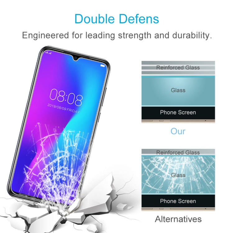10 PCS 9H 2.5D Non-Full Screen Tempered Glass Film For DOOGEE Y9 Plus