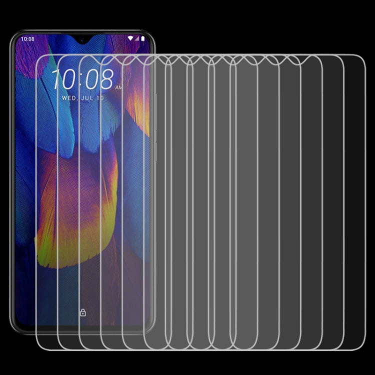 50 PCS For HTC WILDFIRE X 2.5D Non-Full Screen Tempered Glass Film