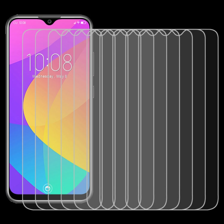 50 PCS For Oukitel C10 Y4800 2.5D Non-Full Screen Tempered Glass Film