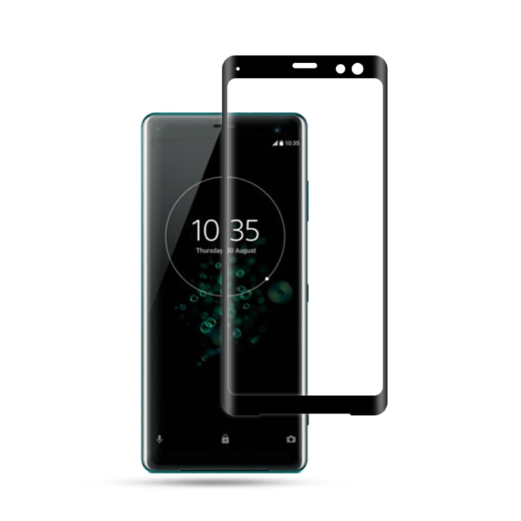 mocolo 0.33mm 9H 3D Curved Full Screen Tempered Glass Film for Sony Xperia XZ3 (Black)
