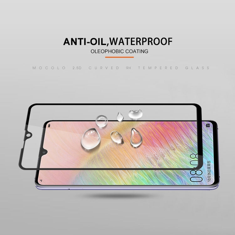 mocolo 0.33mm 9H 2.5D Silk Print Tempered Glass Film for Huawei Mate 20 X