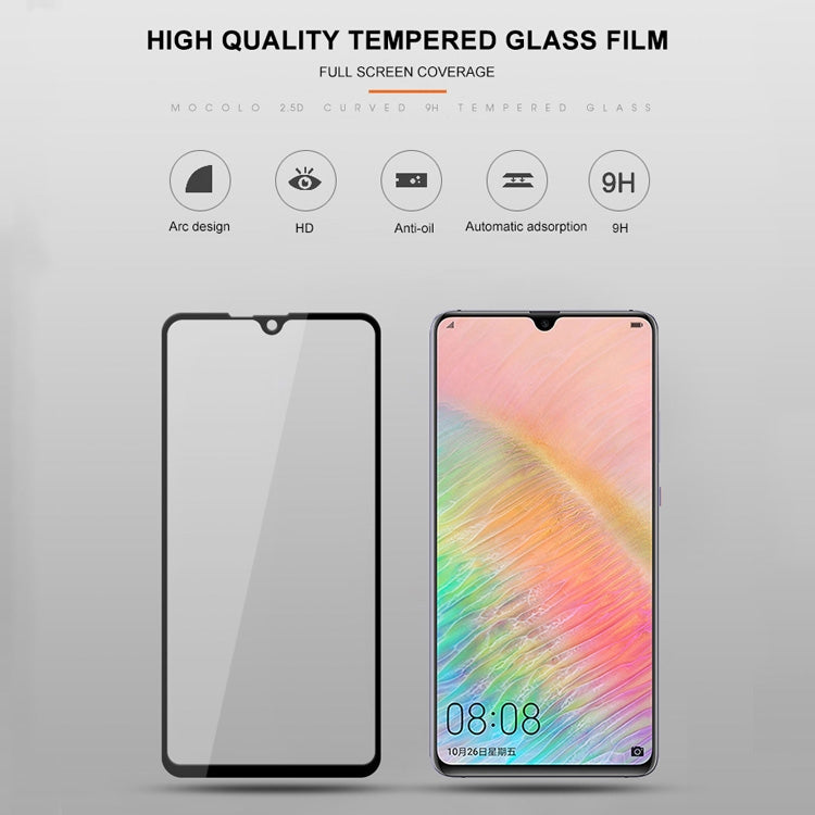 mocolo 0.33mm 9H 2.5D Silk Print Tempered Glass Film for Huawei Mate 20 X