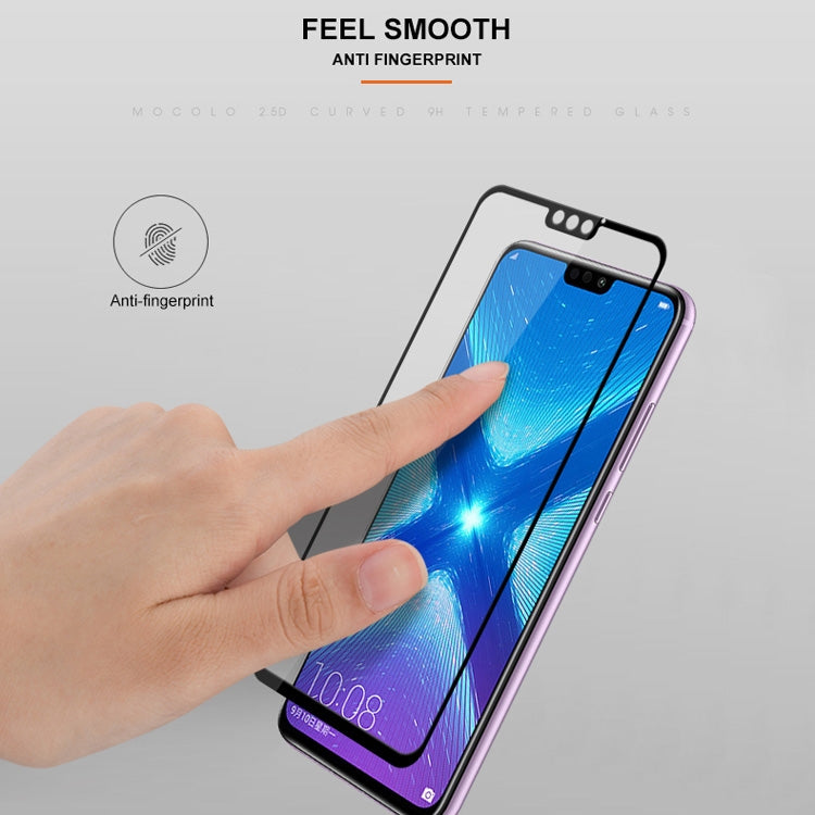mocolo 0.33mm 9H 2.5D Silk Print Tempered Glass Film for Huawei Honor 8X