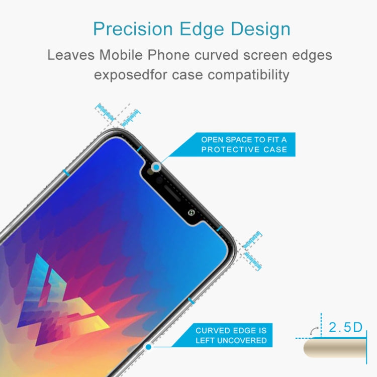 For LG W10 9H 2.5D Tempered Glass Film