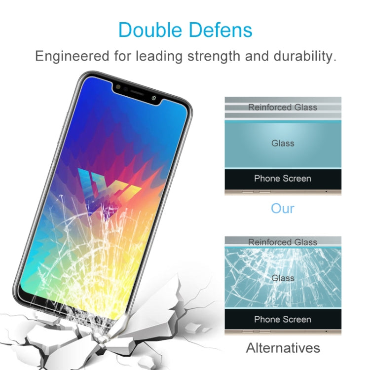For LG W10 9H 2.5D Tempered Glass Film