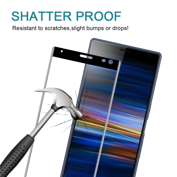 25 PCS 9H 3D Curved Full Screen Tempered Glass Film for Sony Xperia 10