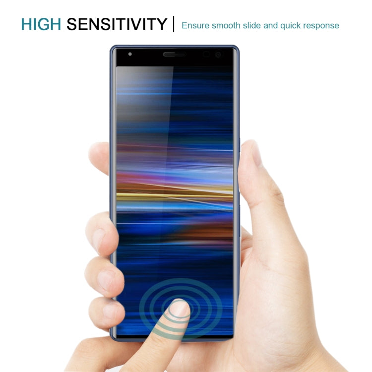 25 PCS 9H 3D Curved Full Screen Tempered Glass Film for Sony Xperia 10