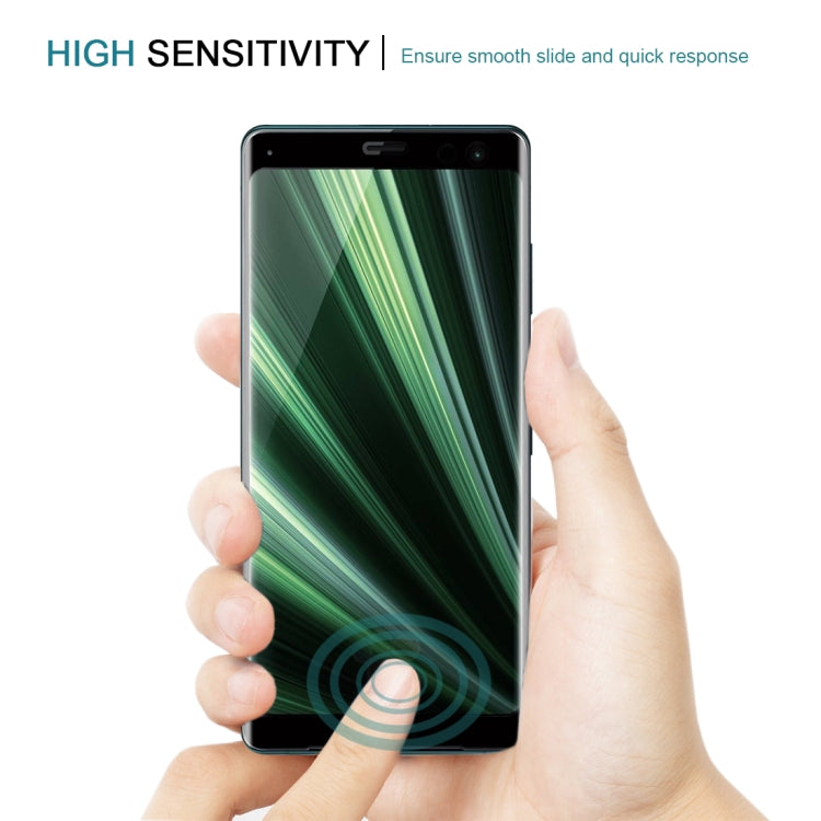 25 PCS 9H 3D Curved Full Screen Tempered Glass Film for Sony Xperia XZ3