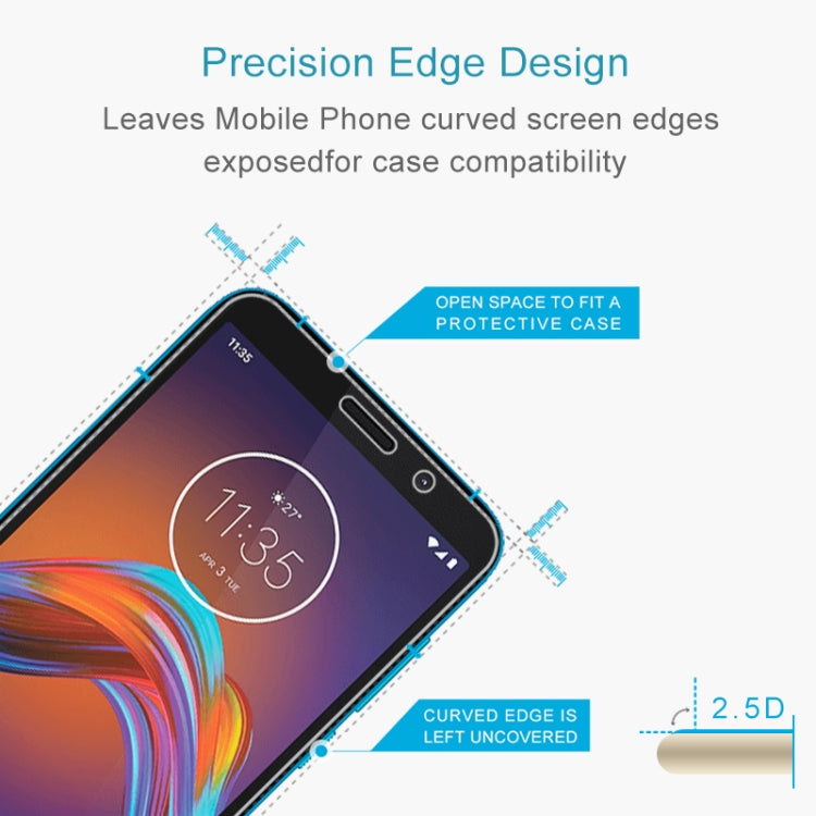 10 PCS For Motorola Moto E6 Play 9H 2.5D Screen Tempered Glass Film