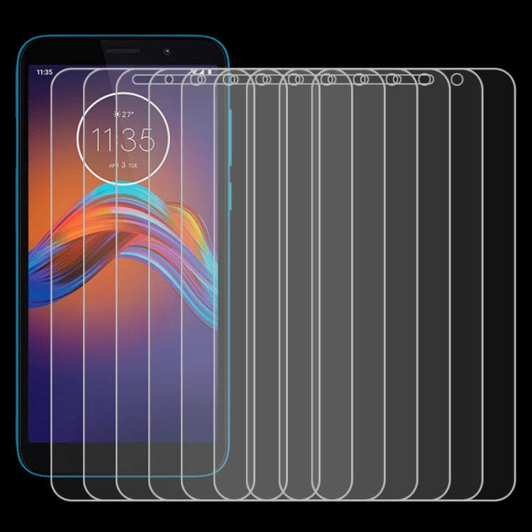 50 PCS For Motorola Moto E6 Play 9H 2.5D Screen Tempered Glass Film
