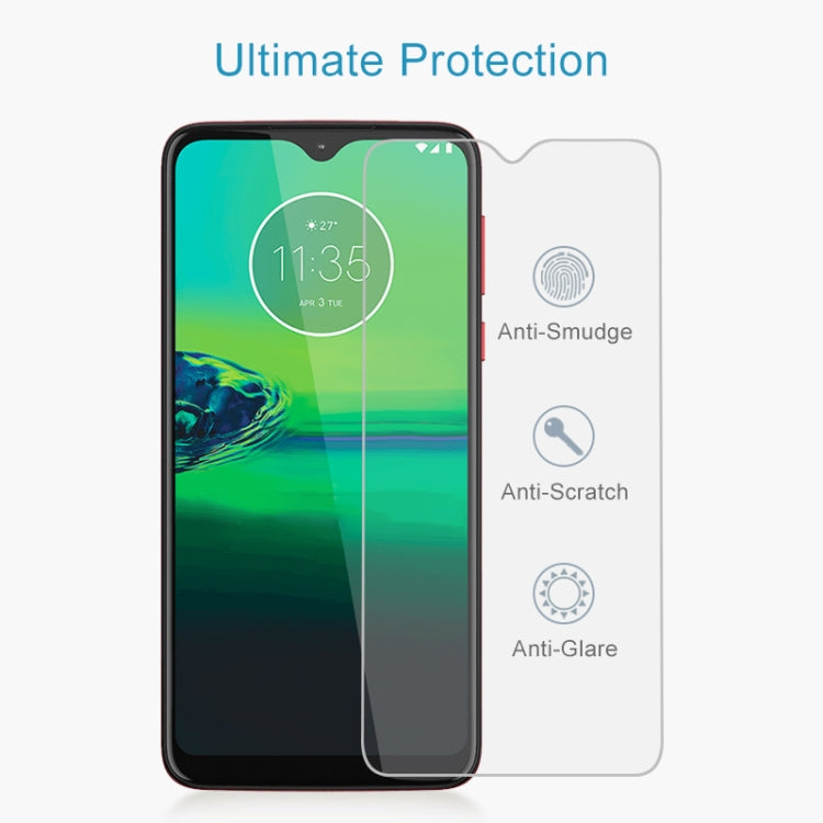 50 PCS For Motorola Moto G8 Play 9H 2.5D Screen Tempered Glass Film