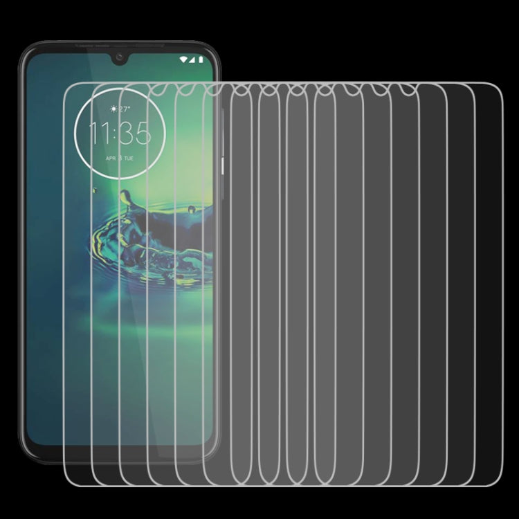 50 PCS For Motorola Moto G8 Plus 9H 2.5D Screen Tempered Glass Film