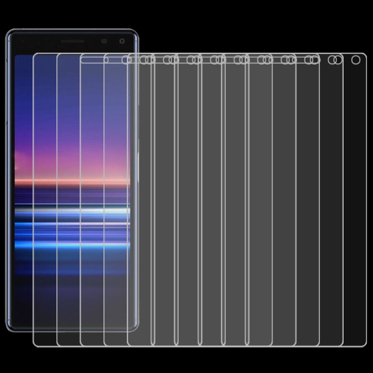 10 PCS For Sony Xperia 20 9H 2.5D Screen Tempered Glass Film