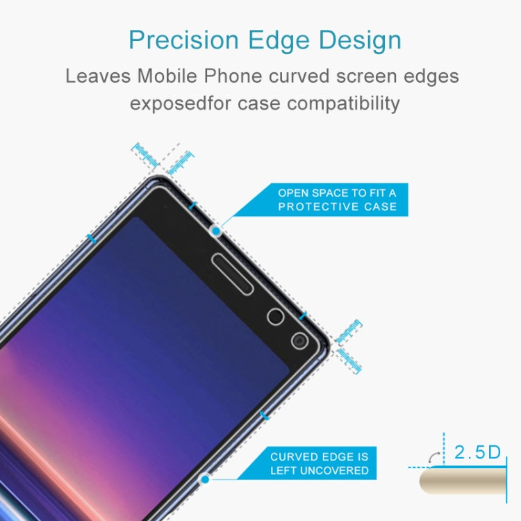 50 PCS For Sony Xperia 20 9H 2.5D Screen Tempered Glass Film