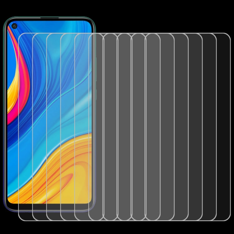 50 PCS For Huawei Enjoy 10 9H 2.5D Screen Tempered Glass Film