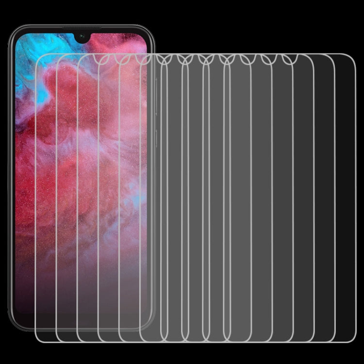 50 PCS For Huawei Honor Play 3e 9H 2.5D Screen Tempered Glass Film