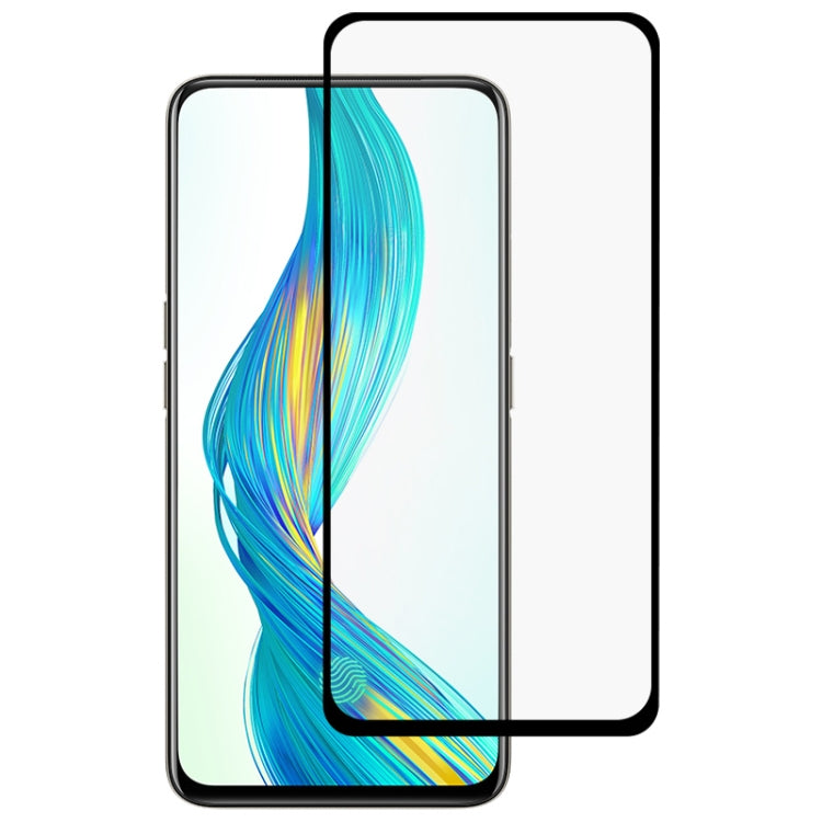 For OPPO Realme XT Full Glue Full Cover Screen Protector Tempered Glass Film